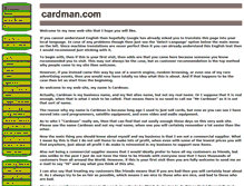 Tablet Screenshot of cardman.com